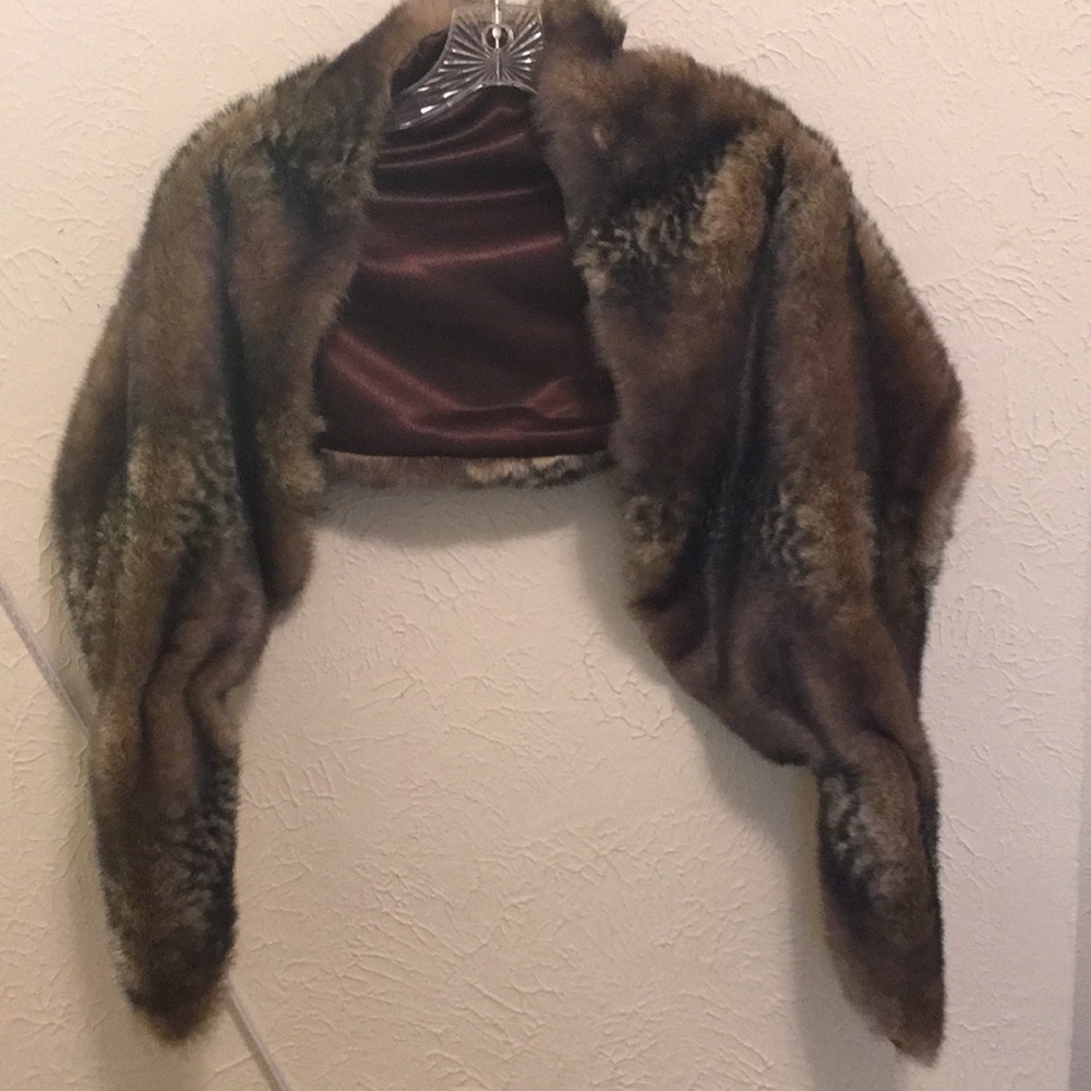 Faux Fur Shrug